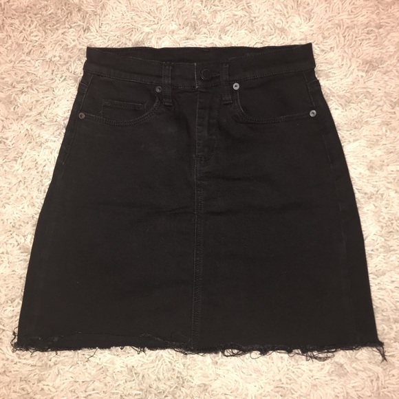 BLANKNYC Denim Black Denim Skirt 24 - Picture 4 of 7